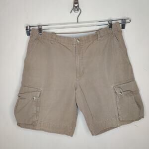 Columbia Brown Cargo Shorts 10" Inseam Pockets Outdoors‎